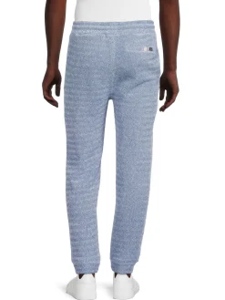 Faherty Pants|Beach Patterned Terry Joggers White Water