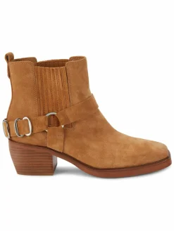 Sam Edelman Bellamie Suede Riding Heel Biker Boots