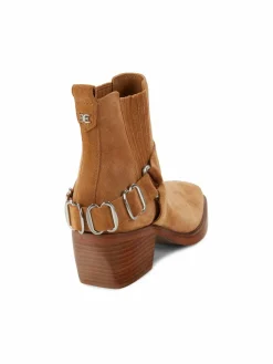 Sam Edelman Bellamie Suede Riding Heel Biker Boots