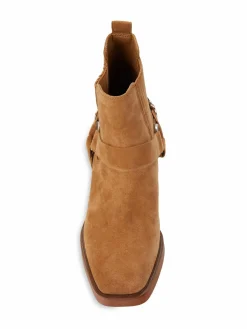 Sam Edelman Bellamie Suede Riding Heel Biker Boots