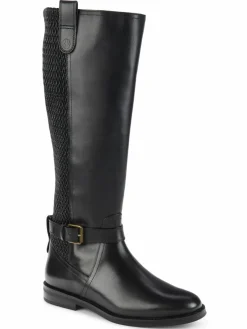 Cole Haan Belted Leather Knee High Boots