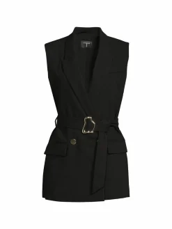 Women T Tahari Belted Vest