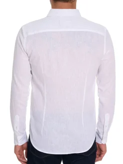 Robert Graham Linen|Bennett Linen-Cotton Shirt