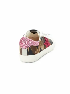 Vintage Havana Bina Camouflage Glitter Applique Sneakers
