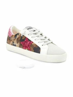 Vintage Havana Bina Camouflage Glitter Applique Sneakers