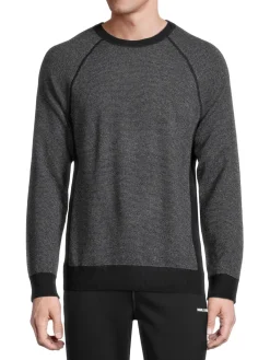 Vince Cashmere|Bird's Eye Wool & Cashmere Sweater