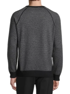 Vince Cashmere|Bird's Eye Wool & Cashmere Sweater