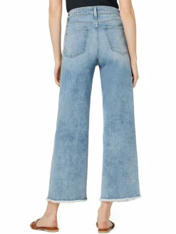 Women Joe's Jeans Blake Frayed High Rise Stretch Wide Leg Jeans