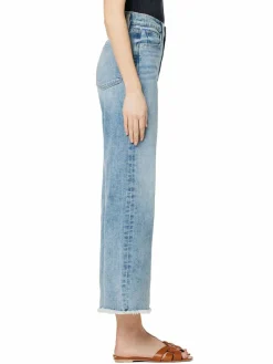 Women Joe's Jeans Blake Frayed High Rise Stretch Wide Leg Jeans