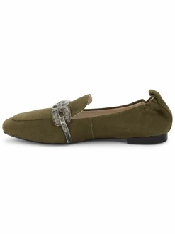 Sanctuary Blast Suede Python-Embossed Bit Loafers
