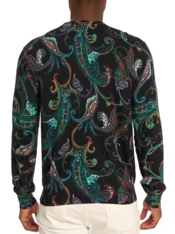 Robert Graham Sweaters|Bluto Crewneck Sweater Black