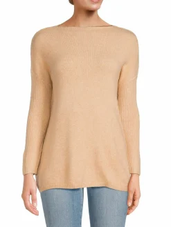 Women Renee C. Boatneck Long Sweater