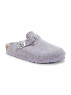 Birkenstock Boston Narrow Fit Shearling Lined Platform Mules