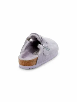 Birkenstock Boston Narrow Fit Shearling Lined Platform Mules