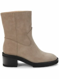 Stuart Weitzman Boulevard Suede Anlke Boots
