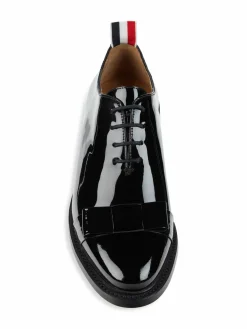 Thom Browne Bow Patent Leather Oxford Shoes