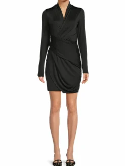 Women RACHEL Rachel Roy Brett Draped Mini Sheath Dress