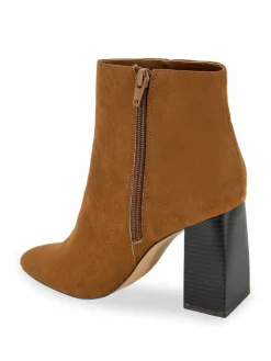 BCBGeneration Briel Faux Suede Block Heel Booties