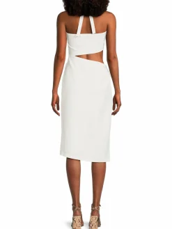 Women Amanda Uprichard Brinley Halterneck Cutout Dress