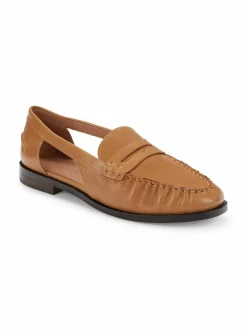 Madewell Brooke Cut Out Leather Loafers