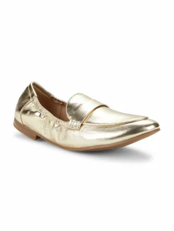 Charles by Charles David Bryce Metallic Ballet Loafers