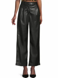 Women RD style Brynn High Rise Vegan Leather Pleated Pants