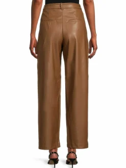 Women RD style Brynn High Rise Vegan Leather Pleated Pants