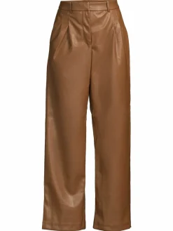 Women RD style Brynn High Rise Vegan Leather Pleated Pants
