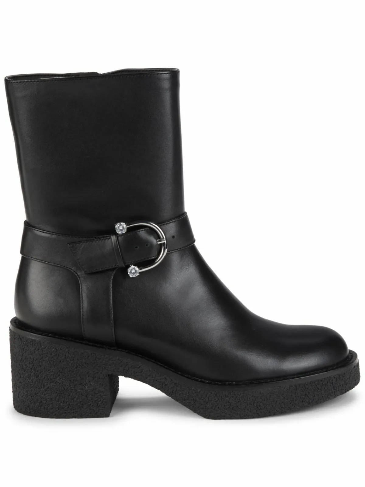 Stuart Weitzman Buckle Leather Boots