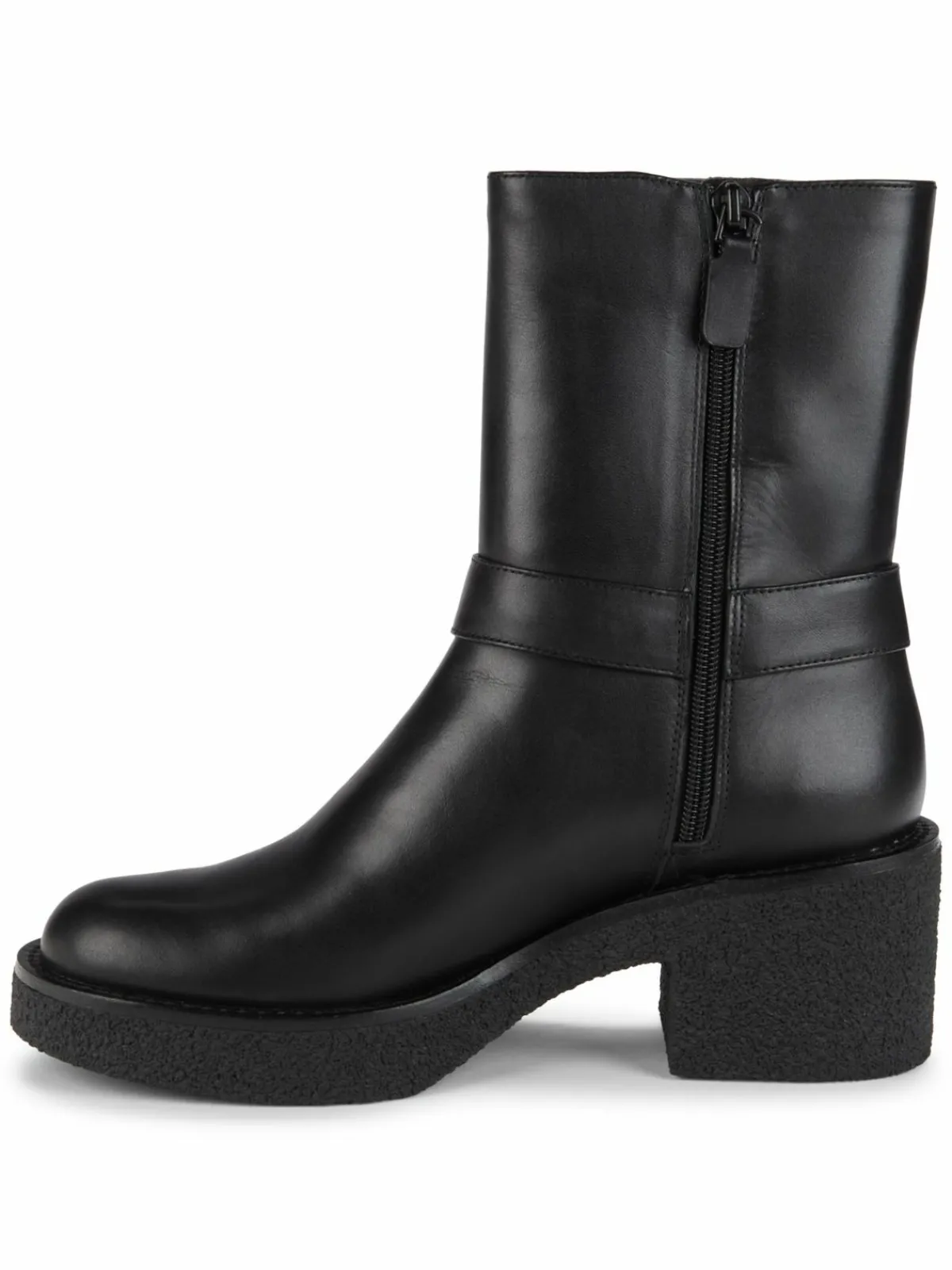 Stuart Weitzman Buckle Leather Boots