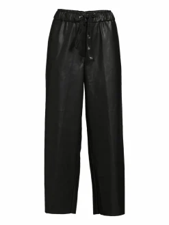 Women DKNY Butter Faux Leather Cropped Pants