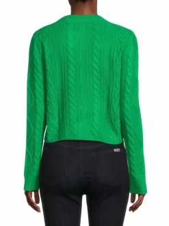 Women Filoro Cable Knit Cashmere & Wool Cardigan