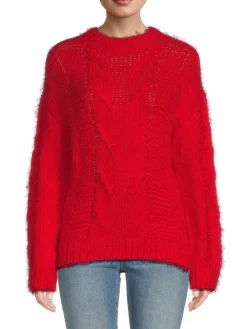 Women Renee C. Cableknit Mockneck Sweater