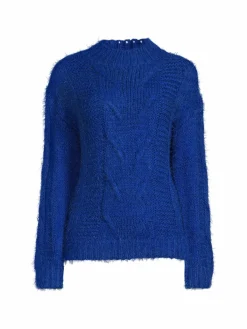 Women Renee C. Cableknit Mockneck Sweater