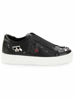 Karl Lagerfeld Paris Caitie Logo Slip On Sneakers