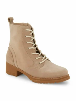 Cole Haan Camea Suede Combat Boots
