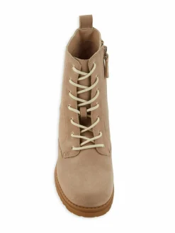 Cole Haan Camea Suede Combat Boots