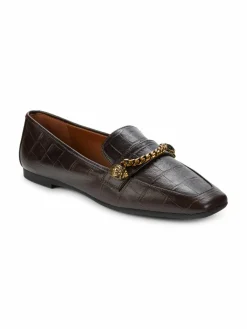 Kurt Geiger London Camilla Chain Trim Leather Loafers