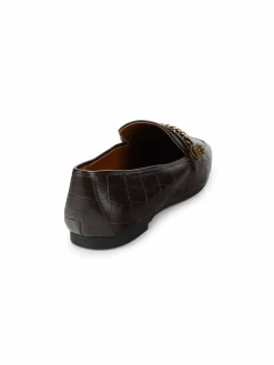 Kurt Geiger London Camilla Chain Trim Leather Loafers