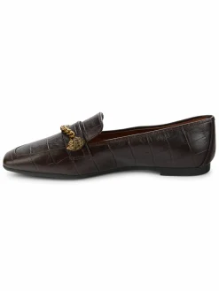 Kurt Geiger London Camilla Chain Trim Leather Loafers