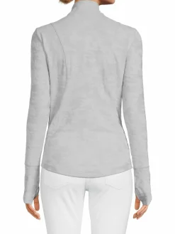 Women Spyder Camo Thumbhole Pullover