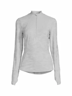 Women Spyder Camo Thumbhole Pullover