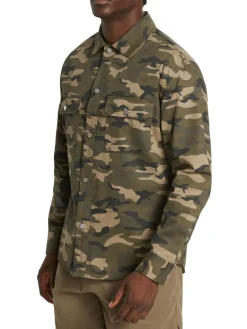 Frame Coats & Jackets|Camouflage Cotton Jacket Camo Noir