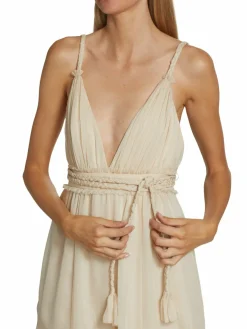 Women Alice + Olivia Carisa V Neck Gown
