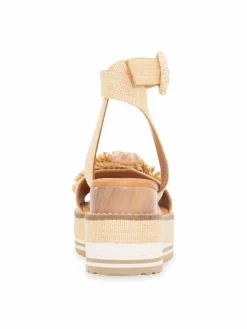 Andre Assous Carlee Raffia Wedge Sandals