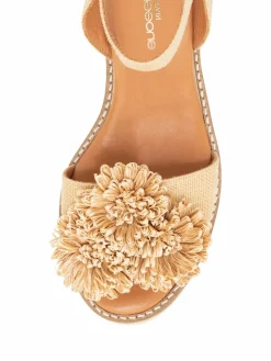 Andre Assous Carlee Raffia Wedge Sandals