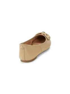 Circus NY Carmen Bow Leather Ballet Flats