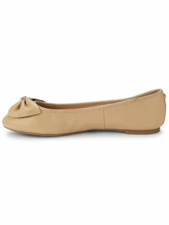 Circus NY Carmen Bow Leather Ballet Flats