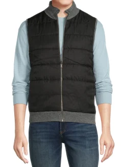 Saks Fifth Avenue Cashmere|Cashmere Blend Reversible Vest