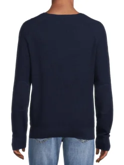 Onia Cashmere|Cashmere Blend T Shirt Deep Navy